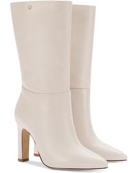 Larroude - Cindy Pointed Toe High Heel Boots - Lyst