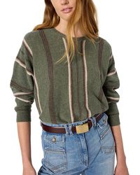 Gerard Darel - Elise Striped Cashmere Crewneck Sweater - Lyst