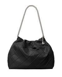 Tory Burch - Fleming Nylon Hobo Bag - Lyst