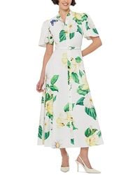 LEO LIN - Bianca Short Sleeve Midi Dress - Lyst