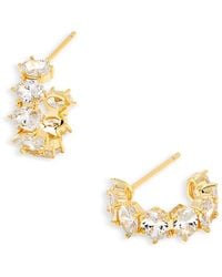 Kendra Scott - Cailin Cubic Zirconia Huggie Hoop Earrings - Lyst