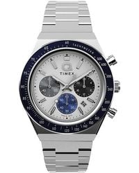 Timex - Q Chronograph Bracelet Watch, 40Mm - Lyst