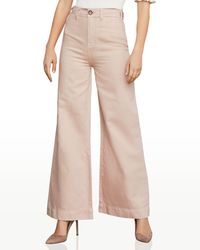 bcbg pintuck flared jeans