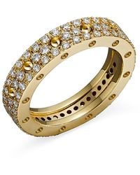 Roberto Coin - 18K Pois Moi Diamond Pave Ring - Lyst
