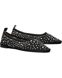 Tory Burch - Eddie Crystal Ballet Flats - Lyst