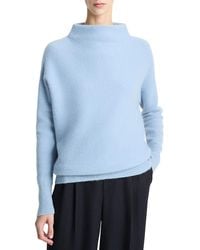 Vince - Boiled Cashmere Funnel Neck Sweater - Lyst