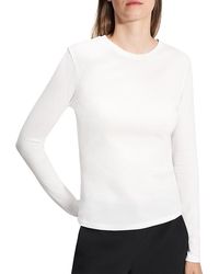 Theory - Long Sleeve Apex Tiny Tee - Lyst