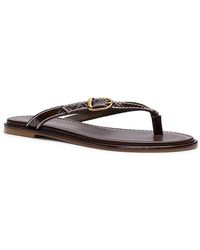 Stuart Weitzman - Park Thong Sandals - Lyst