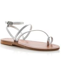 K. Jacques - K. Jacques Ombeline Flat Sandals - Lyst