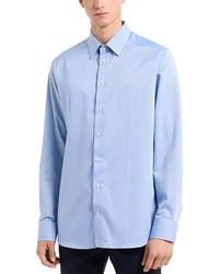 Emporio Armani - New York Regular Fit Herringbone Dress Shirt - Lyst
