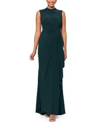 Aqua - Draped Gown - Lyst