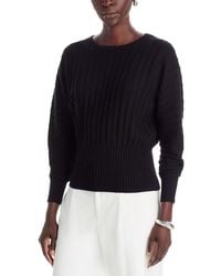 Tahari - Dolman Sleeve Ribbed Sweater - Lyst