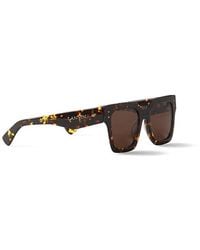 Lanvin - Lunettes Maxi Rectangle Signature - Lyst