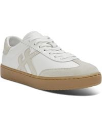 Fitflop - The Dash T Toe Leather Suede Sneakers - Lyst