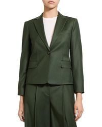 Theory - One Button Slim Fit Wool Jacket - Lyst