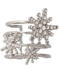 Maje - Rhinestone Starburst Ring - Lyst