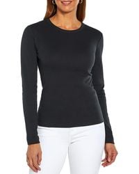 Three Dots - Long Sleeve Top - Lyst