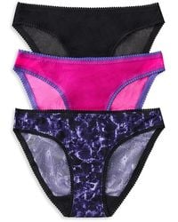 On Gossamer - Mesh Hip Bikinis, Set Of 3 - Lyst