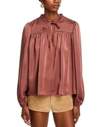 Wayf - Anastasia Long Sleeve Blouse - Lyst