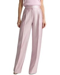 St. John - Soft Suiting Pleated Pants - Lyst