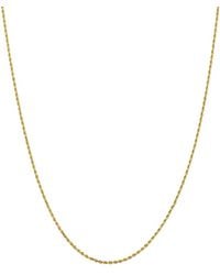 Bloomingdale's Fine Collection - 14k Yellow Gold 1.5mm Diamond Cut Rope Chain Necklace - Lyst