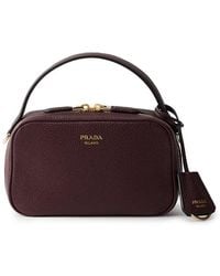 Prada - Odette Leather Mini-Bag - Lyst