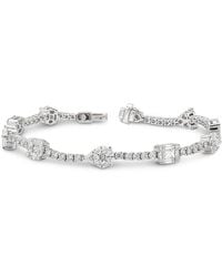 Zydo - 18K Mosaic Diamond Mixed Cut Elements Link Bracelet - Lyst