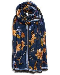 Echo - Painted Floral Wrap - Lyst