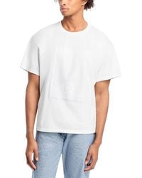 MM6 by Maison Martin Margiela - Cotton Blend Graphic Tee - Lyst