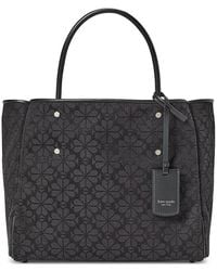 Kate Spade - Spade Flower Jacquard Tote - Lyst