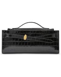 Veronica Beard - Dash Croc Embossed Leather Clutch - Lyst