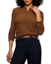 Sanctuary - Not So Basic Textured Top - Lyst