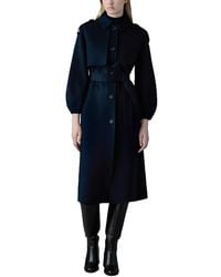 Mackage - Ceyla Wool Trench Coat - Lyst
