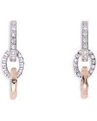 Maje - Rhinestone Link Drop Earrings - Lyst