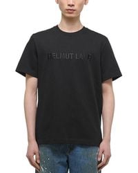 Helmut Lang - Short Sleeve Logo Tee - Lyst