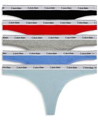 Calvin Klein - Thongs, Pack Of 5 - Lyst