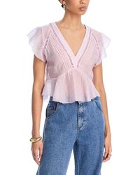 Steve Madden - Leyla Peplum Top - Lyst