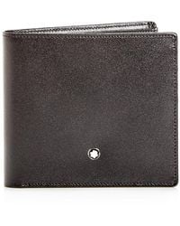 Montblanc - Meisterstuck Bi-Fold Leather Wallet - Lyst