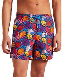 Vilebrequin - Moorea Noumea Sea Shells Print 5 Swim Trunks - Lyst