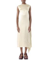 Jason Wu - Crinkled Satin Open Pleat Dress - Lyst