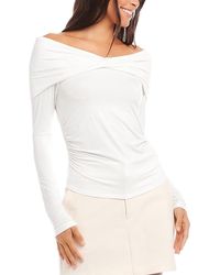 Fifteen Twenty - Jillian Off The Shoulder Top - Lyst