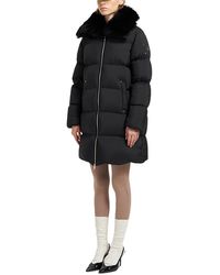 Moose Knuckles - Belle Dune Shearling Trim Down Coat - Lyst