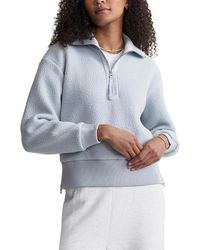 Varley - Roselle Half Zip Fleece Sweatshirt - Lyst