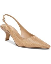 Sam Edelman - Bianka Pointed Toe Mid Heel Slingback Sandals - Lyst
