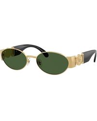 Versace - Oval Sunglasses, 56Mm - Lyst