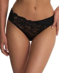 Natori - Peony Lace Trim Bikini - Lyst