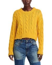 Denimist - Boxy Cable Sweater - Lyst