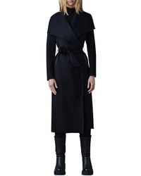 Mackage - Mai Lightweight Wrap Wool Coat - Lyst
