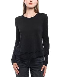 Wilt - Clothing Long Sleeve Mock Layer Tee - Lyst