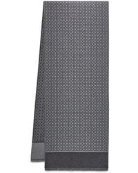 Ferragamo - Logo Wool Scarf - Lyst